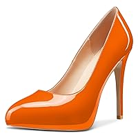 Castamere Women Stiletto High Heel Pumps Platform Close Toe Slip-on Wedding Office Sexy Dress 4.7 Inches Heels