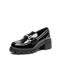 DREAM PAIRS Loafers for Women, Platform Chunky Loafers & Slip On Casual Shoes
