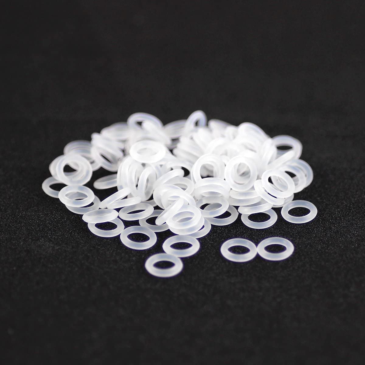 BodyJewelryOnline 16G O-Ring White Rubber Perfect for Tunnels Plugs and Tapers, Also for Any Piercing Retainer Eyebrow, Labret, Industrial, Cartilage Pack of 20