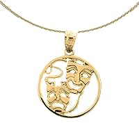 Jewels Obsession Silver Drama Mask | 14K Yellow Gold-plated 925 Silver Drama Mask, Laugh Now, Cry Later Pendant with 18