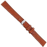 12mm Morellato Tan Brown Genuine Calfskin Leather Stitched Ladies Watch Band 112