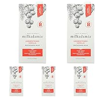 Milkadamia, Macadamia Milk Unsweetened Vanilla, 32 Fl Oz (Pack of 5)