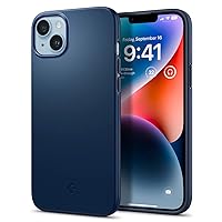 Spigen Thin Fit Designed for iPhone 14 Plus Case (2022) - Navy Blue