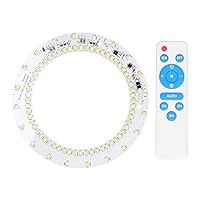 3.2V/3.7V White Warm Light Dual Color Ceiling Lamp Board with Remote Control,40W LED Ceiling Light Fixture, Ceiling Lamp for Bedroom, Kitchen, Bathroom, Hallway, Laundry Room, 40W LED Ceiling Lig
