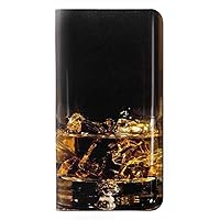 RW2742 Ice Whiskey Whisky Glass PU Leather Flip Case Cover for iPhone 7, iPhone 8, iPhone SE (2020), iPhone SE 3 (2022)