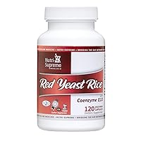 Red Yeast Rice 600 mg with Coenzyme Q-10 - 120 Vegicaps