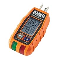 Klein Tools RT250 GFCI Outlet Tester with LCD Display, Electric Voltage Tester for Standard 3-Wire 120V Electrical Receptacles
