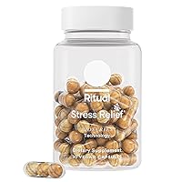 Ritual Stress Supplement BioSeries with 8-Hour Release Support (Shoden® Ashwagandha, Suntheanine® L-Theanine, and Saffron as affron®*) 30 Capsules
