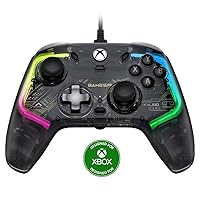 GameSir Kaleid Wired Controller for Xbox Series X|S, Xbox One,Windows 10/11 & Steam, Plug and Play Gaming Gamepad, Transparent Video Game Controller with Hall Effect Joysticks/Hall Trigger