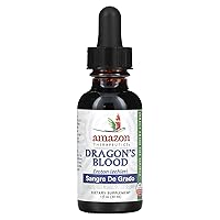 Sangre de Grado - Dragon's Blood (1oz) Wild Crafted - Gluten Free - Keto Friendly - Vegan Certified - Non-GMO - Certified Organic - All Natural