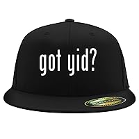 got yid? - Flexfit 6210 Structured Flat Bill Fitted Hat | Trendy Baseball Cap for Men and Women | Snapback Closure