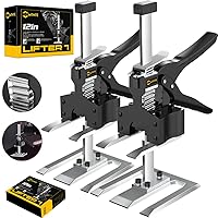 Labor Saving Arm 12 Inch Lever Arm Lifter Drywall Lift for Wall Tile Locator, Multi-Function Height Adjustment Lifting Device,Door Panel Lifting Cabinet Jack Board Lifter (2PCS)