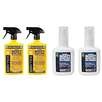 Sawyer Permethrin Clothing Insect Repellent Trigger Spray Twin Pack (24 oz) and Sawyer Picaridin Insect Repellent Spray (4 Fl Oz) - 2 Pack