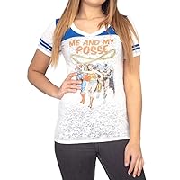 Wonder Woman Me & My Posse Juniors Burnout T-Shirt