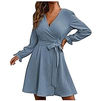 For Girl's Womens Lace-Up Tunic Solid Long-sleeved Traditional Seamless