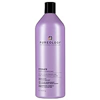 Pureology Hydrate Moisturizing Shampoo | For Medium to Thick Dry, Color Treated Hair | Sulfate-Free | Vegan