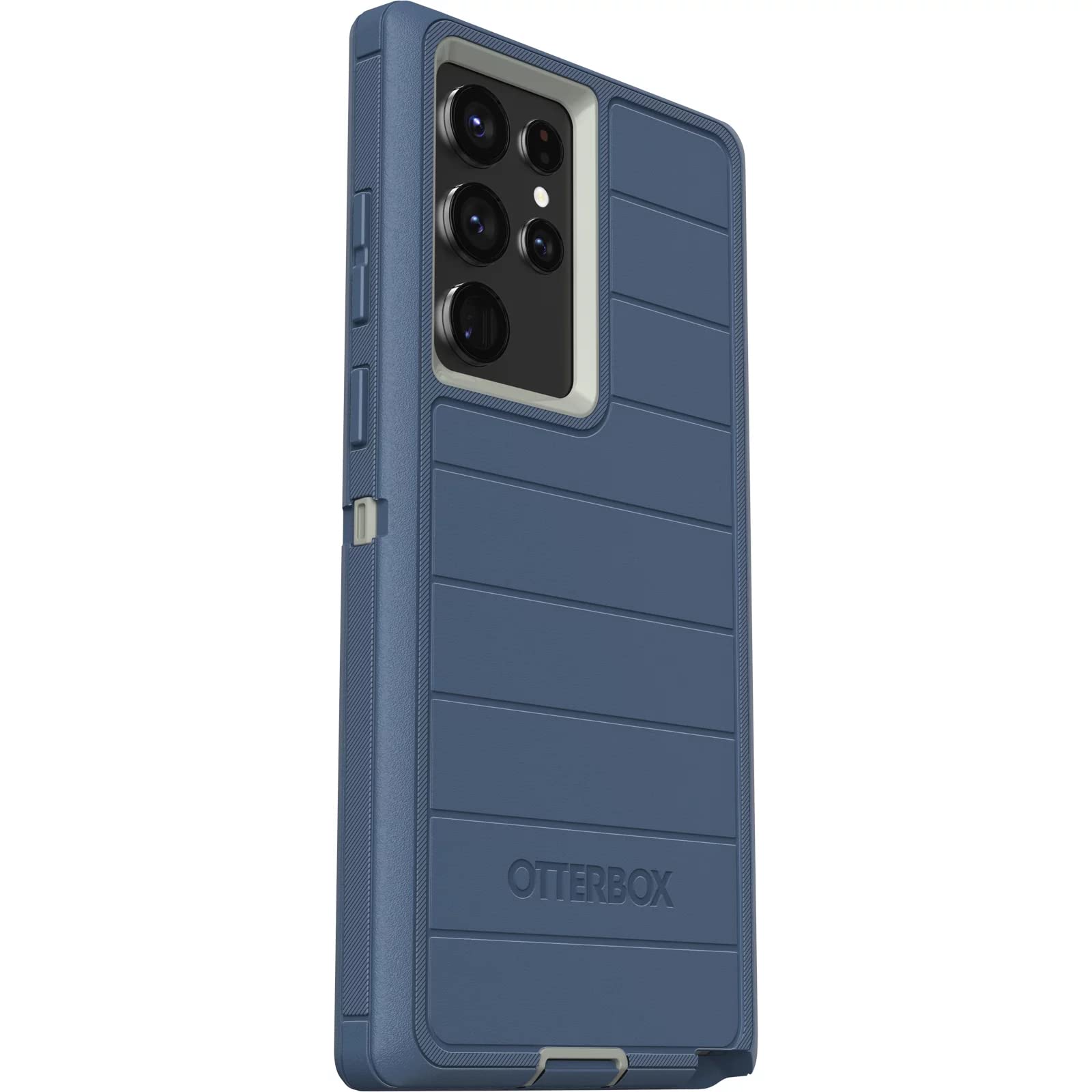 OtterBox Defender Series Case for Samsung Galaxy S22 Ultra (Only) - Case Only - Microbial Defense Protection - Non-Retail Packaging - Fort Blue