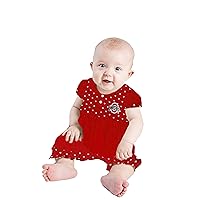 Baby Girl Hearts Dress with Bloomers Shorts for Newborn Baby