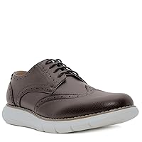 Nautica Men's Wingtip Oxford Lace-Up Sneakers for Dress and Walking - Stylish and Comfortable Choice for Oxford Business Casual and Everyday Comfort