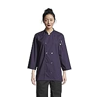 Unisex Epic 3/4 Sleeve Buttoned Chef Shirt with Vents