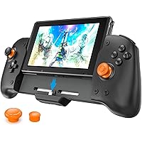 OIVO Switch Controller Grip Compatible with Nintendo Switch, Switch Pro Controller with Comfort Grip, 6 Gyro Axis& Double Motor Vibration for Switch Handheld Mode