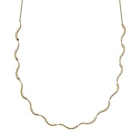 Skagen Women's Trendy Gold Stainless Steel Chain or Pendant Necklace