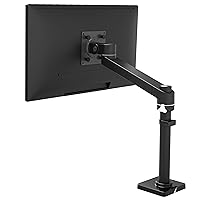 Ergotron – NX Single Monitor Arm, VESA Desk Mount – for Monitors Up to 34 Inches, 0 to 18 lbs – Matte Black
