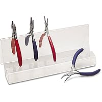 Acrylic Plier and Tool Rack Needle Files Burs Jewelry Making Tools Workbench Storage Holder