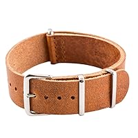 Clockwork Synergy®­ Leather NATO Watch Strap Band
