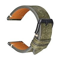 REZERO Leather Watch Bands Quick Release Genuine Leather Watch Strap for Men Women-18mm 19mm 20mm 21mm 22mm 23mm 24mm Italian Cowhide Replacement Straps