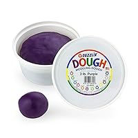 Hygloss Products Kids Unscented Dazzlin' Modeling Play Dough, Purple, One, 3Lb