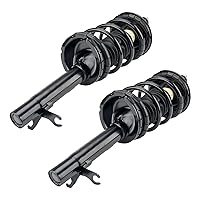 Front Struts and Shocks Complete Assembly Replacement for Focus 2000-2005, Struts with Coil Spring Shocks Absorber 171504+171505 2 PCS