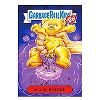 2019 Topps Garbage Pail Kids We Hate the '90s Toys Sticker #16b BEANIE BARBIE Sticker Trading Card
