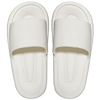 Slides for Women Men Cloud Pillow Slippes Non-Slip Shower Shoes Cushioned Thick Sole House Indoor and Outdoor Bathroom Bedroom Pool Beach Garden Sandals
