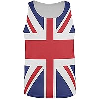 British Flag Union Jack All Over Mens Tank Top
