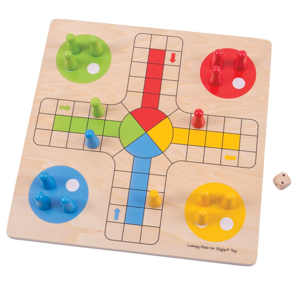 Bigjigs Toys Traditional Ludo Game