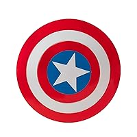 Marvel Captain America Official 12” Shield Accessory - Molded 12” Shield with Elastic Handles