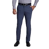 Kenneth Cole REACTION Men's Slim Fit Fashion Patterned Dress Pant