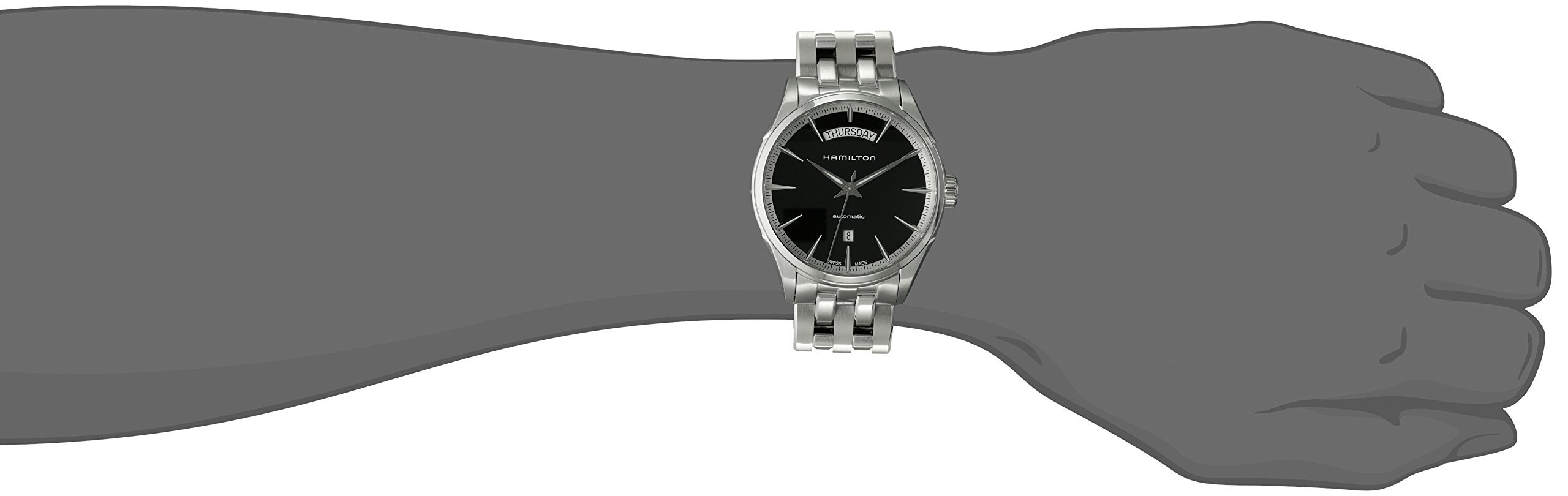 Hamilton Men's H42565131 Jazz master Analog Display Swiss Automatic Silver Watch