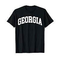 Georgia US College Font Proud American USA States T-Shirt
