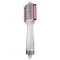 HT202 SmoothStyle Heated Comb + Blow Dryer Brush, Dual Mode, for All Hair Types, Silk