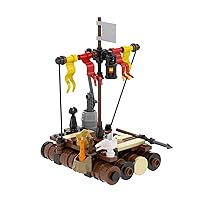 138Pcs Medieval Pirate Raft Building Blocks Set Educational Toy.
