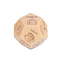 Anniversary Christmas Date Night Gifts for Wife Husband Men Women Valentines Birthday Wood Food Dice Gifts for Him Her Boyfriend Girlfriend 5th Wood Anniversary Wedding Gifts for Couple Gay Lesbian