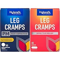 Hyland's Naturals, PM Tablets, Nighttime Formula, Natural Relief of Calf, Foot and Leg Cramps & Naturals Leg Cramps Caplets, Natural Relief of Calf, Leg and Foot Cramp, 40 Count Caplet
