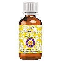 Deve Herbes Pure Shea Oil (Vitellaria paradoxa) 100% Natural Therapeutic Grade 30ml (1 oz)