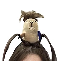 Funny Capybara Hairband Comfortable Face Props Soft Stage Performances Headband Unique Hair Accessory for Women Girls Unique Hair Hoop