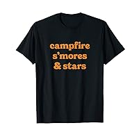 Campfire S'mores & Stars | Trendy Adventure Camping T-Shirt