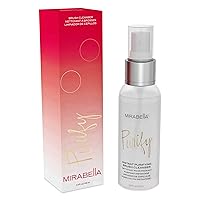 Mirabella Purify Instant Brush Cleaner, Quick-Drying Professional Makeup Brush Cleaner Spray Removes Build Up & Oil for Synthetic & Natural Bristle Brushes with Conditioning Aloe Vera & Witch Hazel