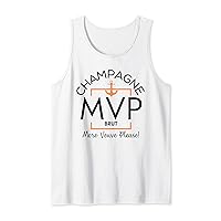 MVP More Veuve Please, Veuve Party Champagne Label Inspired Tank Top
