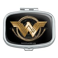Wonder Woman Movie Golden Lasso Logo Rectangle Pill Case Trinket Gift Box